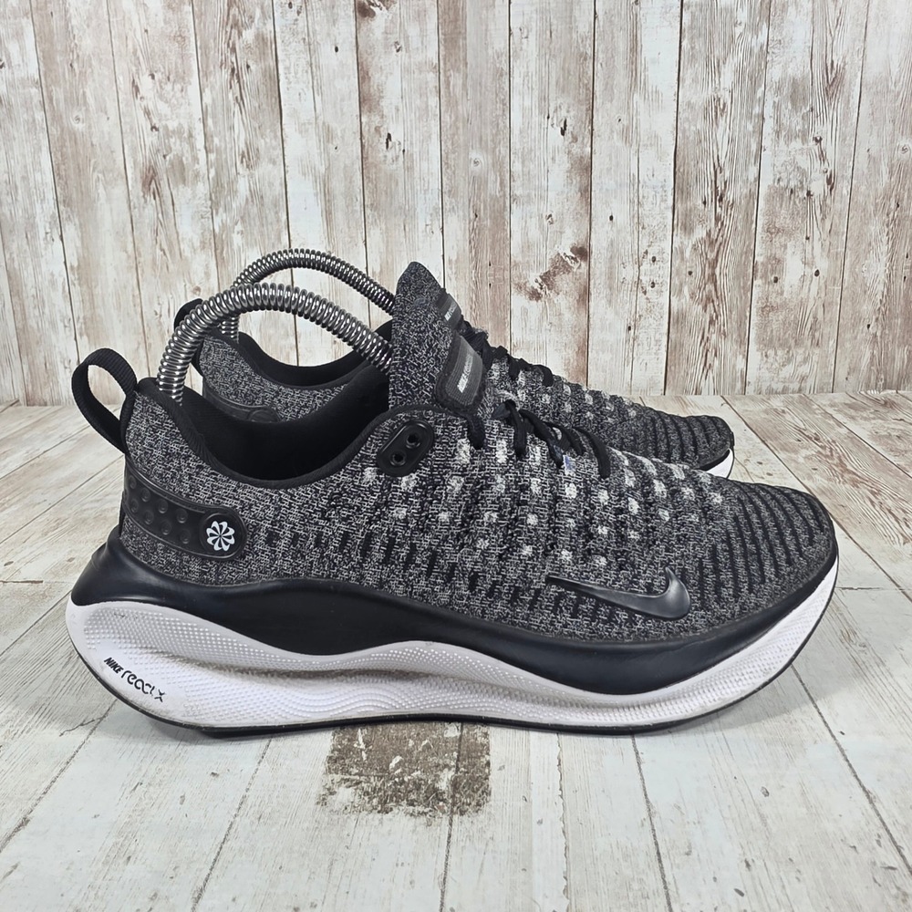 Nike ReactX Infinity Run 4‎ Womens Running Shoes Black White DR2670-003 Size 7.5